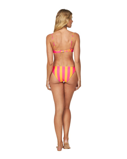 Womens - Swim Top - Ariel - Hibiscus Melon Pink