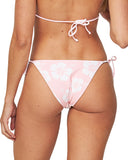 Womens - Swim Bottom - Tie Side -Poseidon - Hibiscus Pale Pink