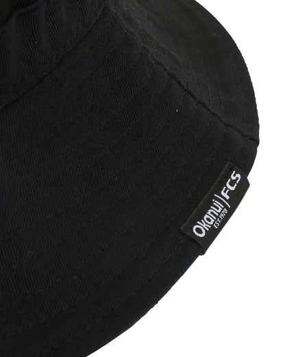 Adult - Reversible Bucket Hat - FCS X Okanui Hibiscus - Black