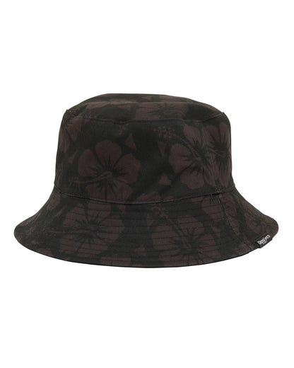 Adult - Reversible Bucket Hat - FCS X Okanui Hibiscus - Black