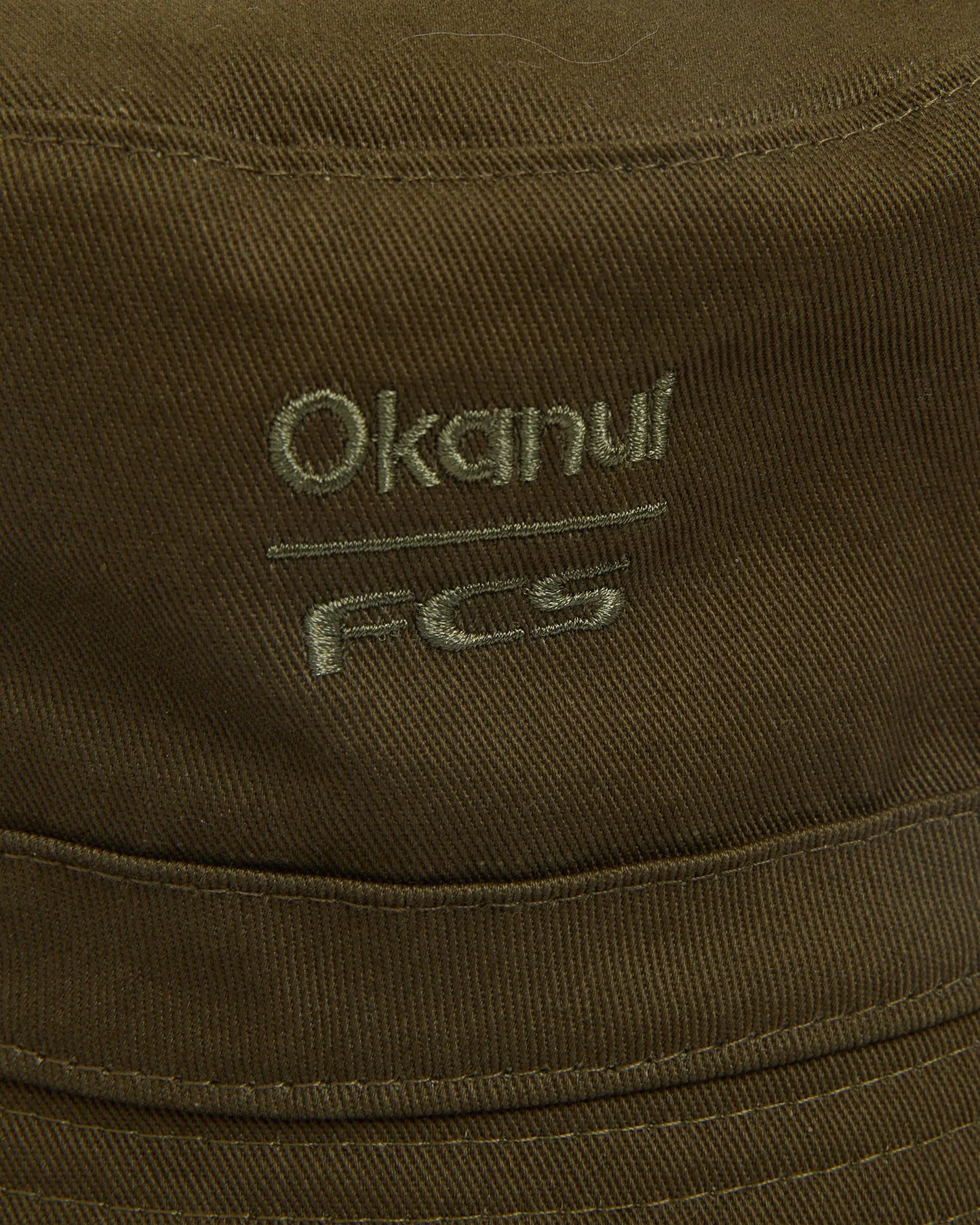 Adult - Reversible Bucket Hat - FCS X Okanui Hibiscus - Olive