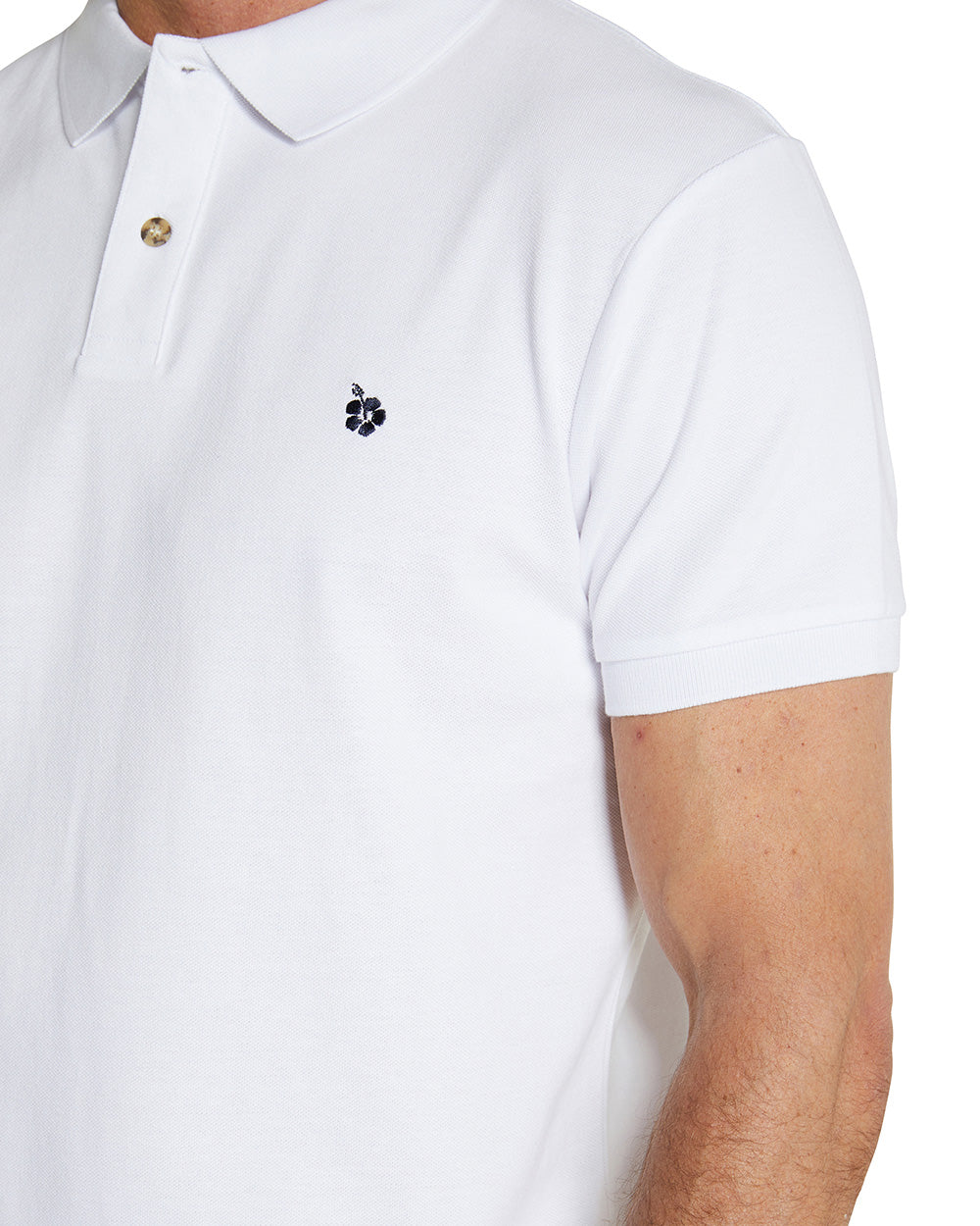 Mens - Polo Shirt - Classic - White