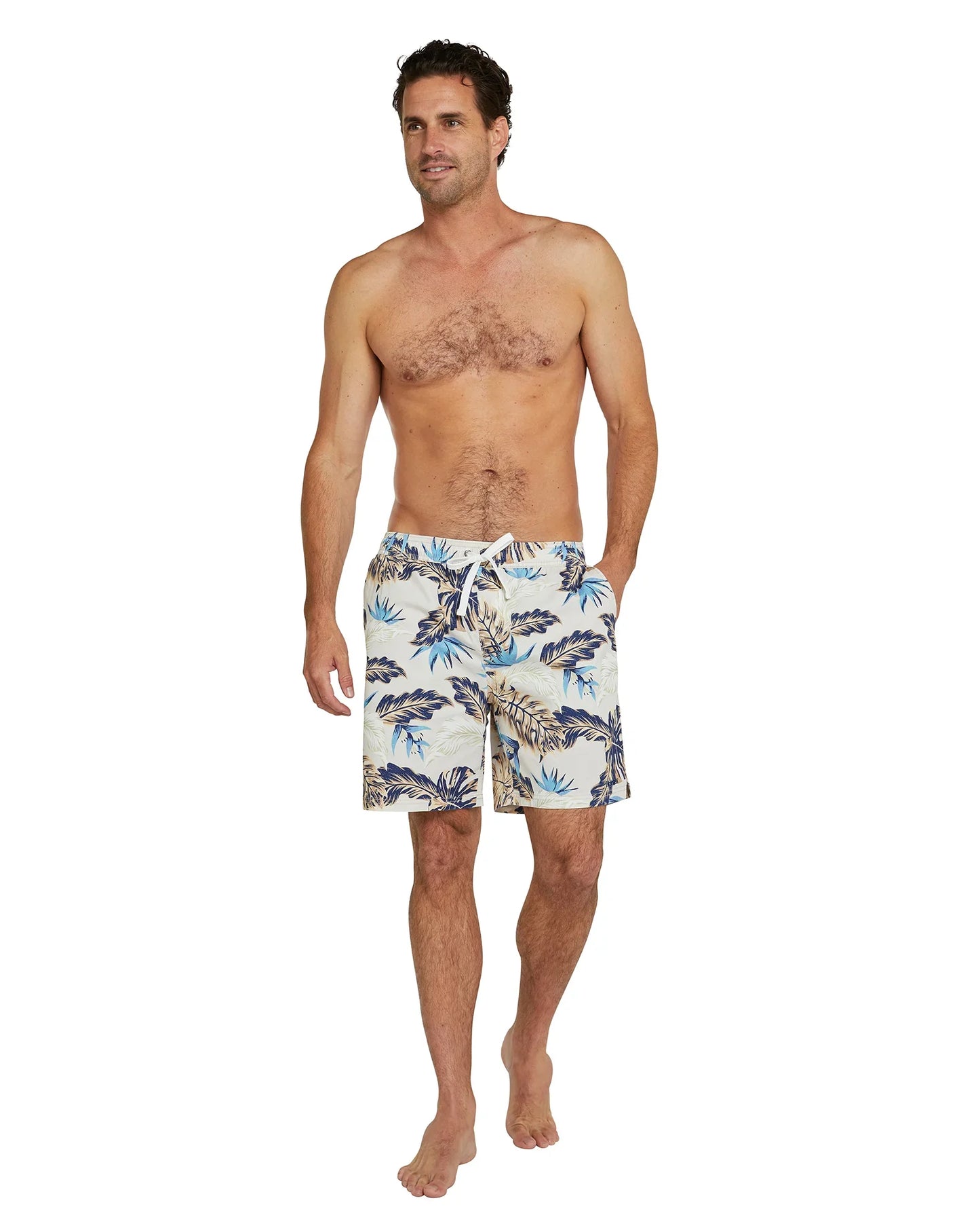 Mens - Heritage Walk Shorts - Tropical Fade - Grey