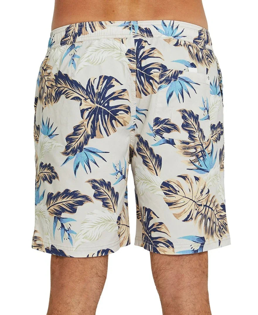 Mens - Heritage Walk Shorts - Tropical Fade - Grey