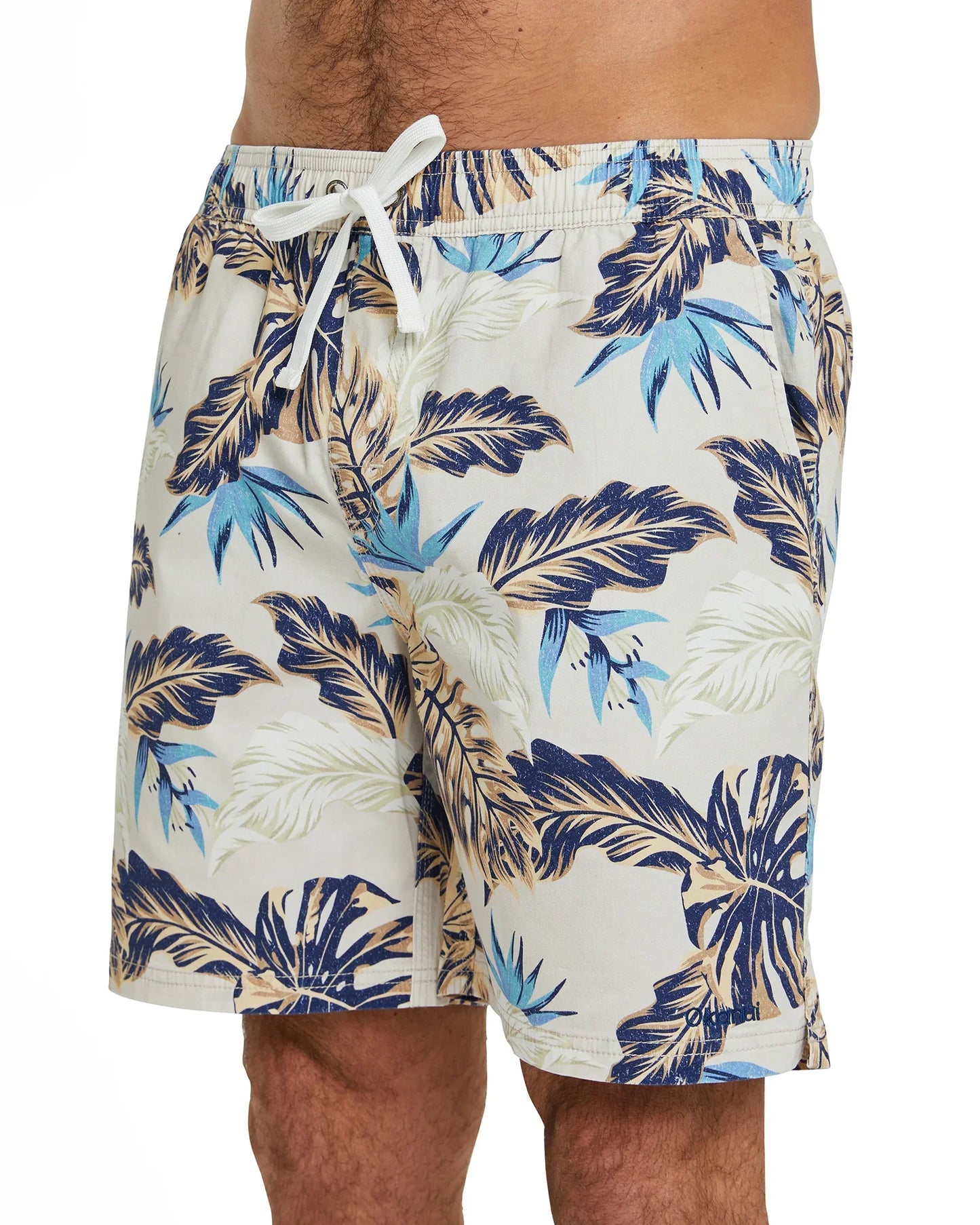 Mens - Heritage Walk Shorts - Tropical Fade - Grey