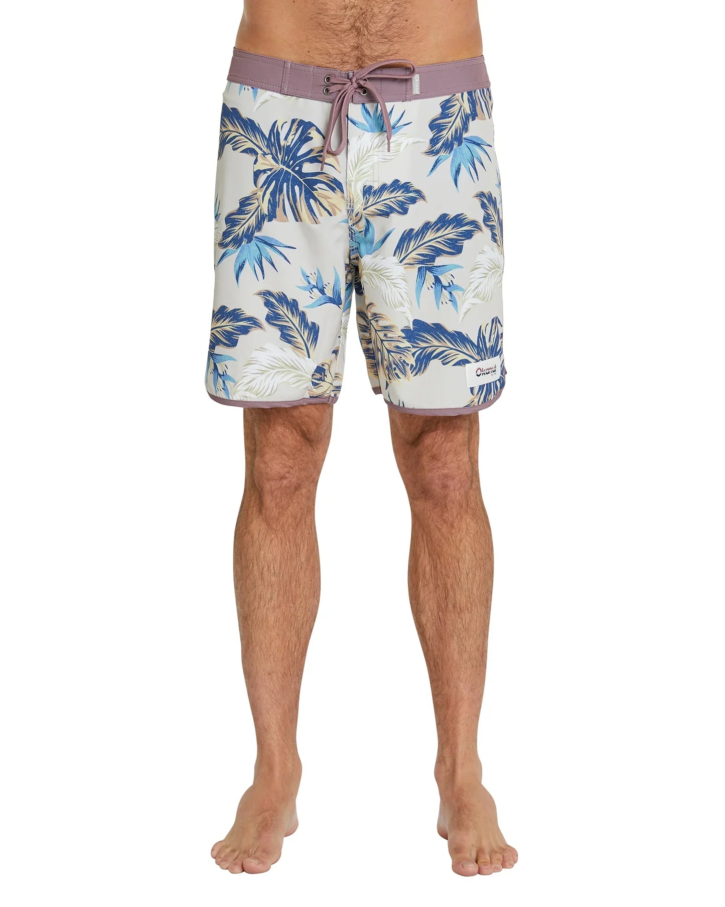 Mens - Boardrider Boardshort - Tropical Fade - Stone
