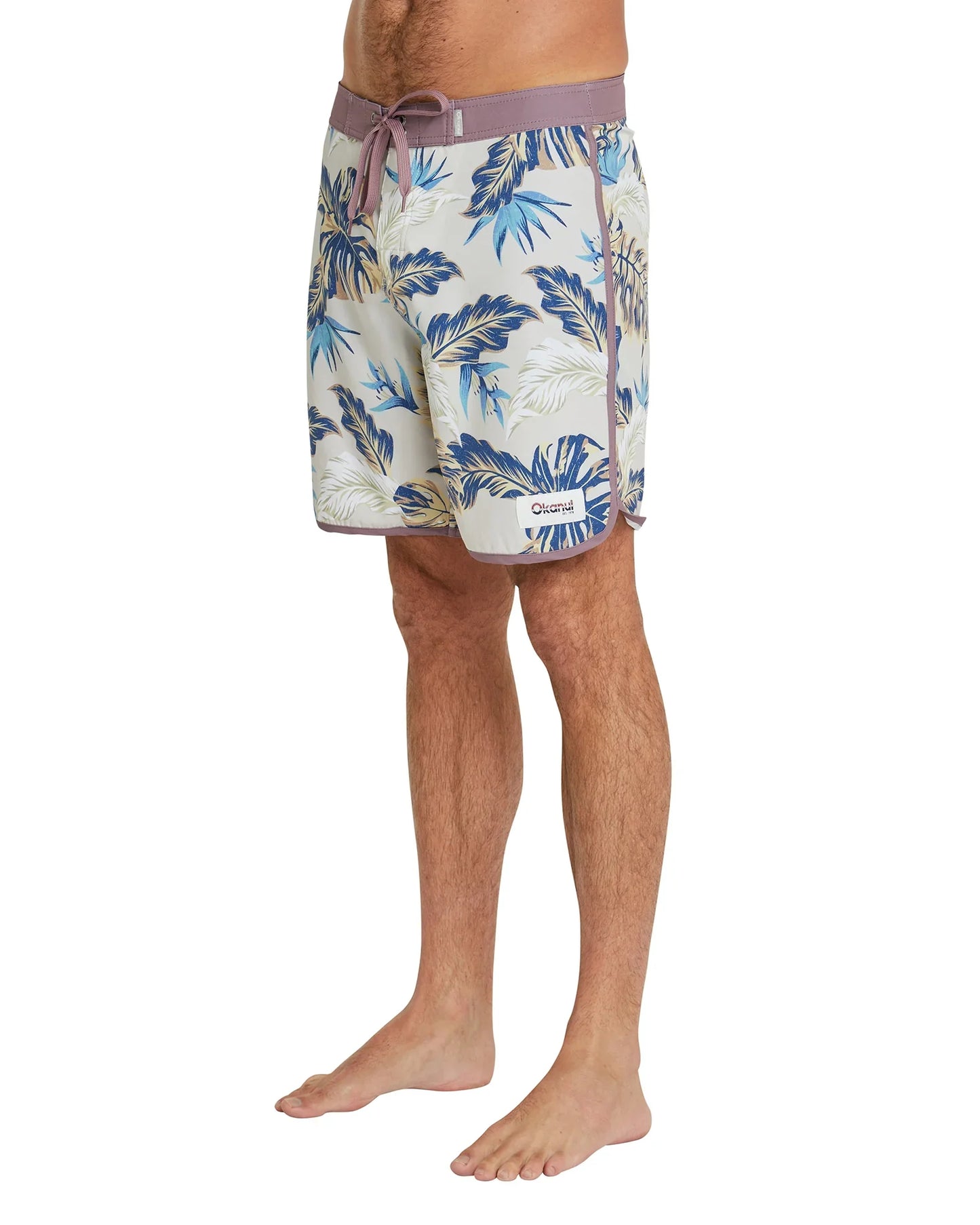 Mens - Boardrider Boardshort - Tropical Fade - Stone
