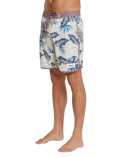 Mens - Boardrider Boardshort - Tropical Fade - Stone