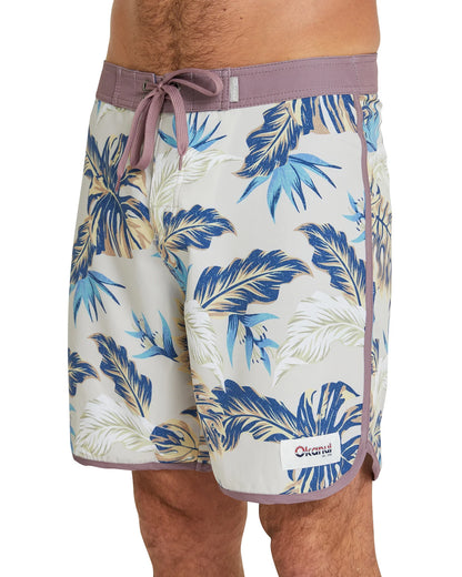 Mens - Boardrider Boardshort - Tropical Fade - Stone