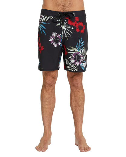 Mens - Boardrider Boardshort - Midnight Palms - Black