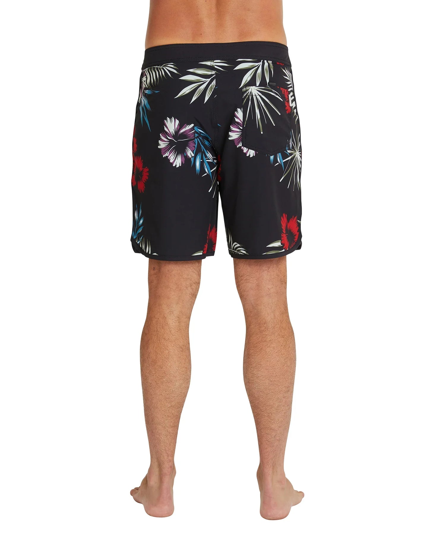 Mens - Boardrider Boardshort - Midnight Palms - Black