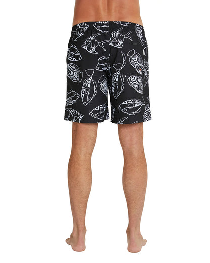 Mens - Swim Short -OG Fish - Black