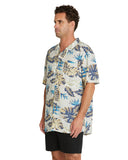 Mens - Aloha Short Sleeve Shirt - Tropical Fade - Stone