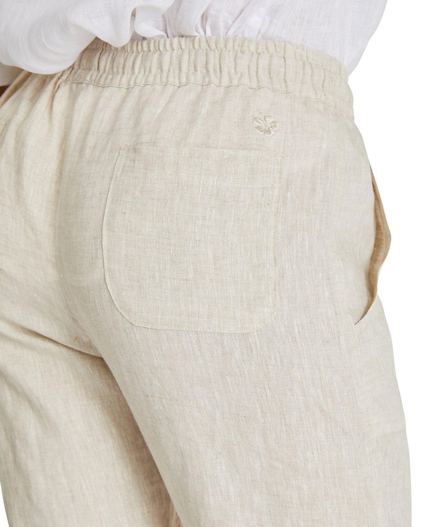 Womens - Linen Pants - Natural