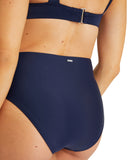 Womens - Swim Bottom - High Waist Bikini - Navy