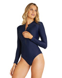 Womens - Swim Long Sleeve Suit - Navy