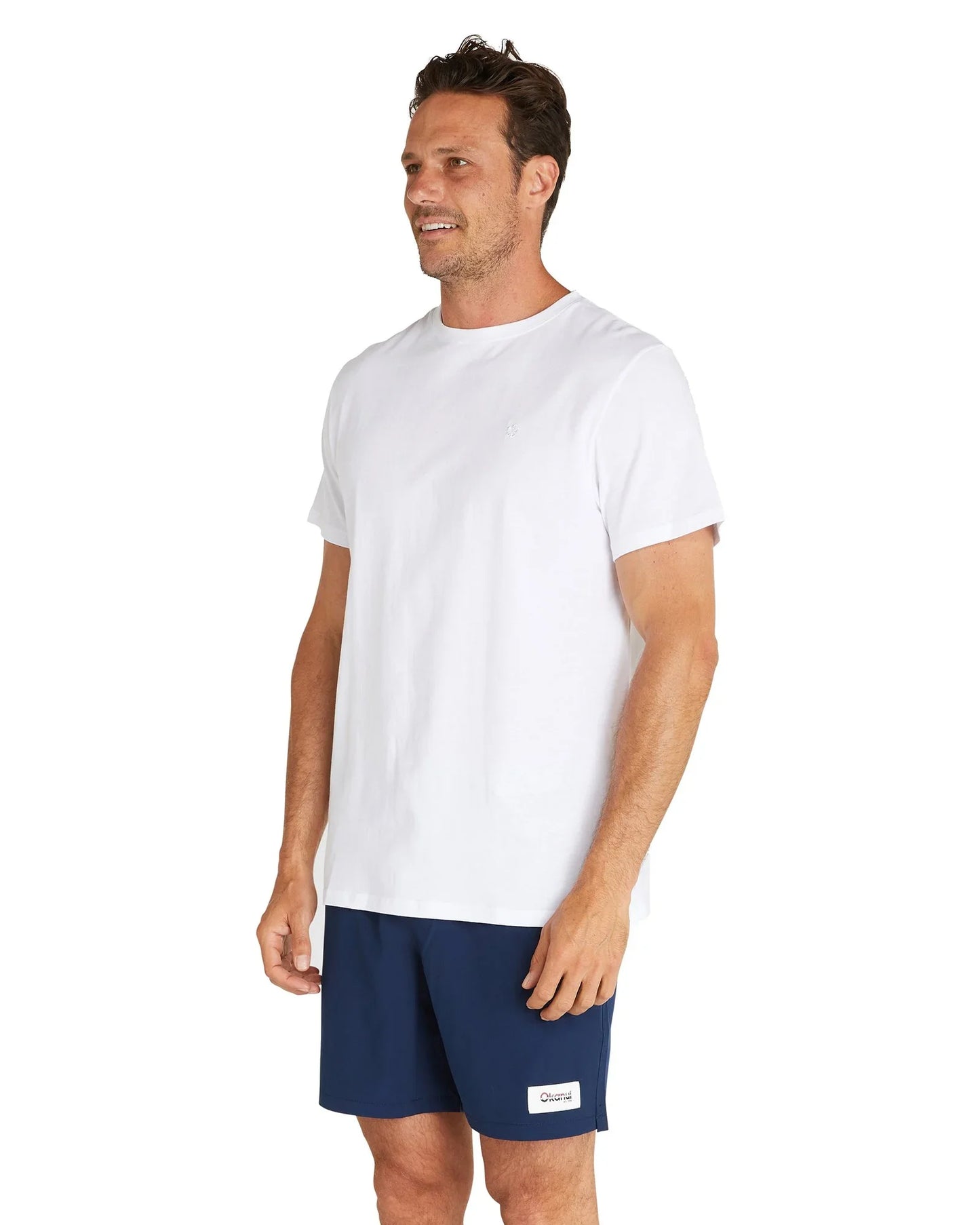 Mens - T-Shirt - Staple - White Tonal