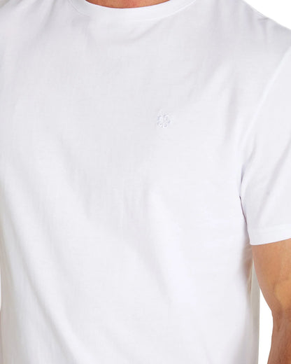 Mens - T-Shirt - Staple - White Tonal