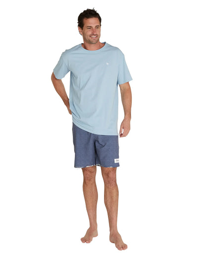 Mens - T-Shirt - Staple Tee - Fog Blue